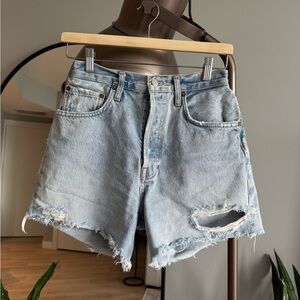 Distressed Denim Women's Shorts